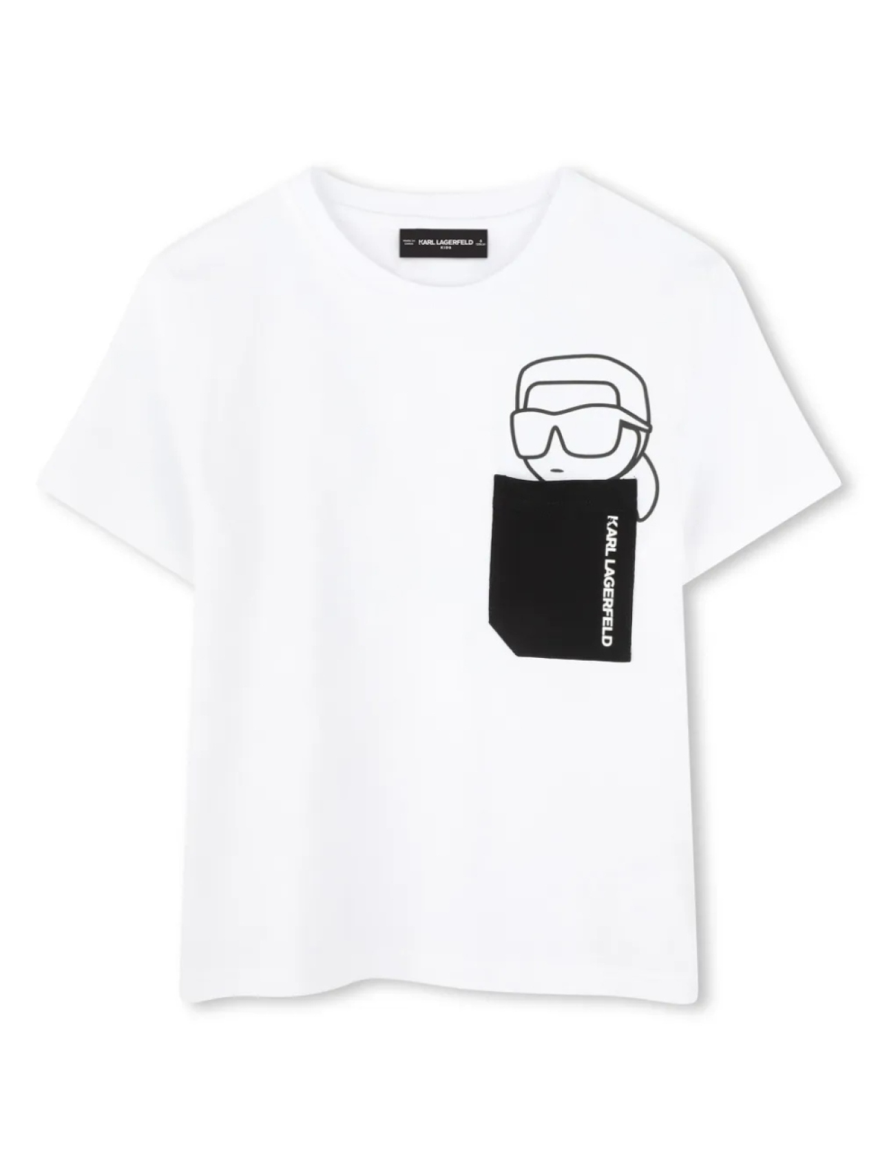 

Karl Lagerfeld Kids футболка Ikonik Karl, белый