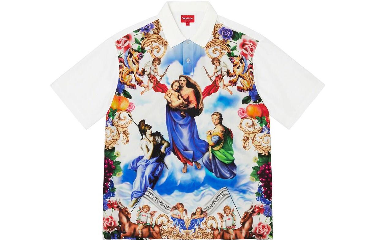 

Футболка-поло FW22 унисекс Supreme, белый