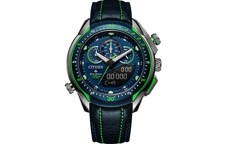 

CITIZEN Часы PROMASTER Series Solar Quartz Movement Cowhide Strap Watch Men's Watch Blue Dial, Blue Dial