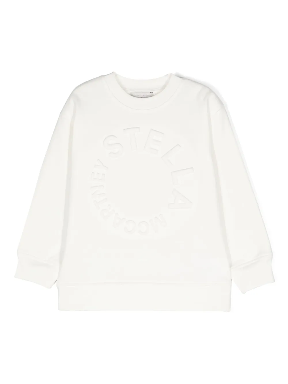 

Толстовка с тисненым логотипом Stella McCartney Kids, белый