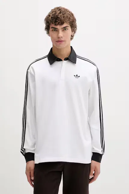Лонгслив с принтом Adidas Originals, белый