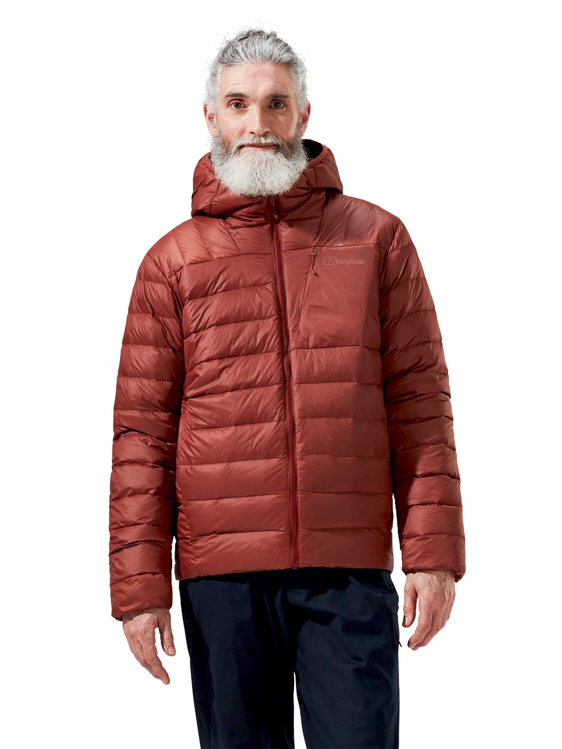 

Куртка Berghaus M SILKSWORTH HOODED DOWN JKT, красный