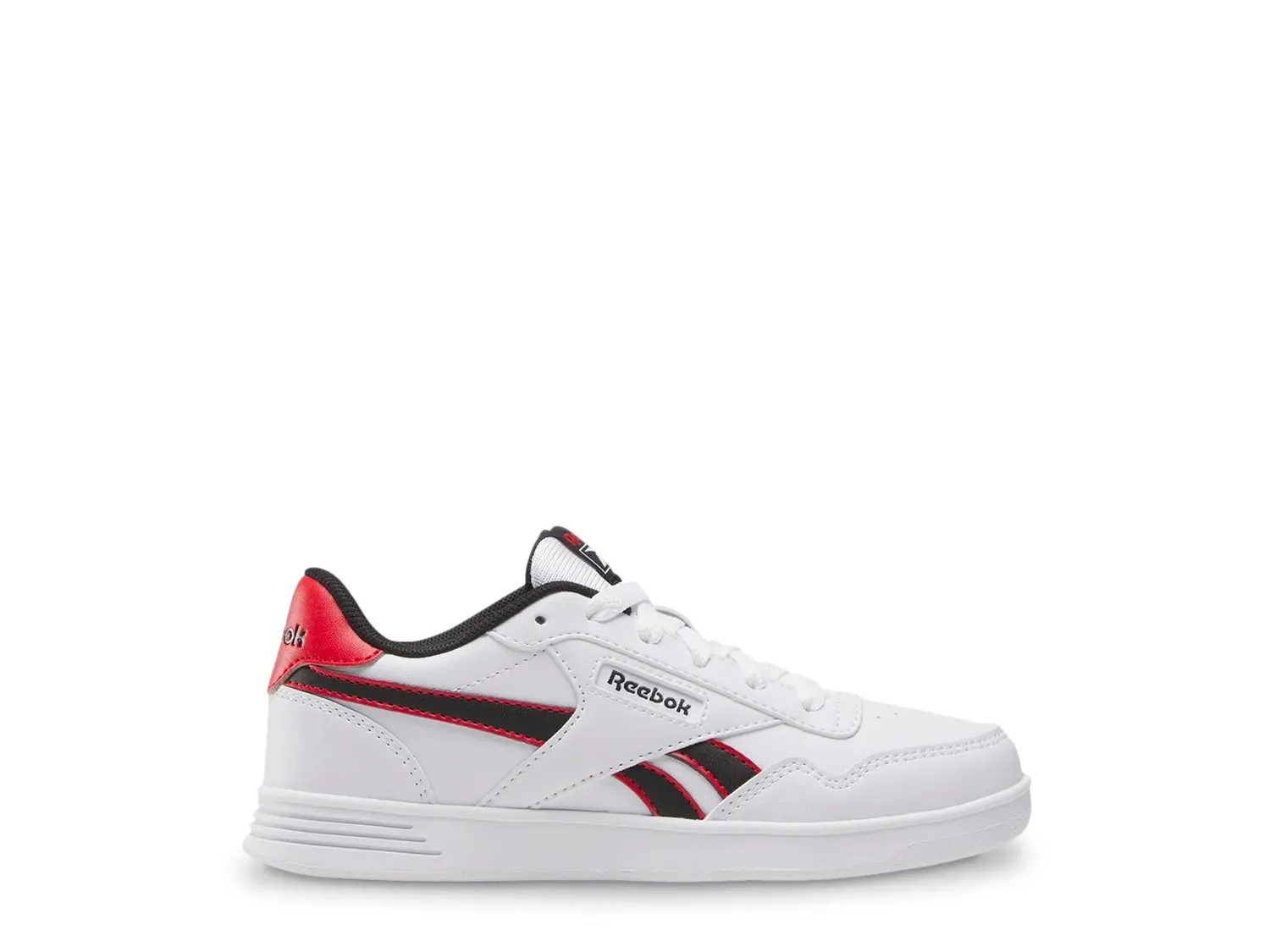 

Кроссовки Reebok Court Advance — детские, белые/черные/красные