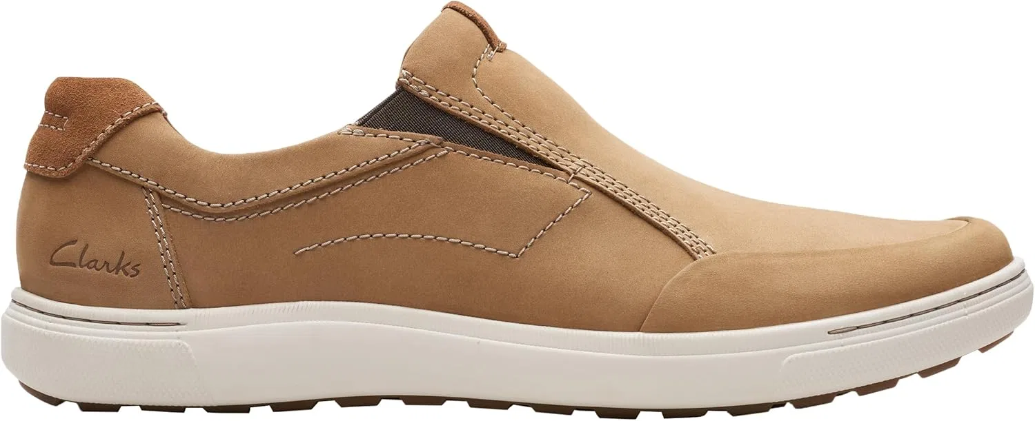 Лоферы мужские Clarks, песочная нубуковая кожа