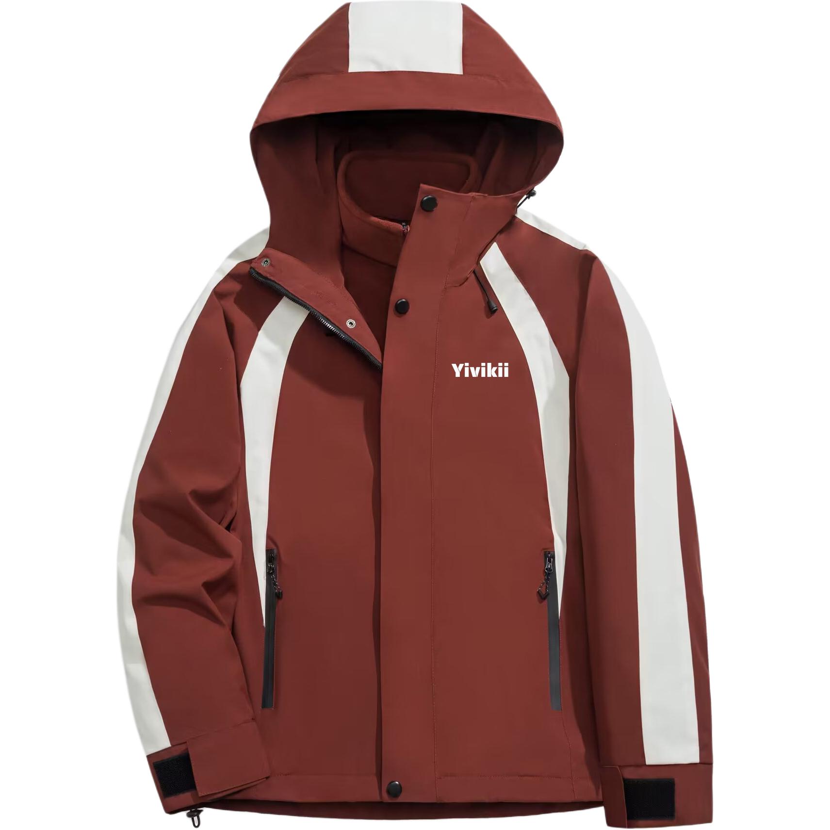 

YIVIKII Куртка Unisex, Red White