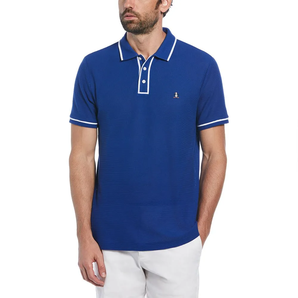 

Поло Original Penguin Organic Cotton Bentley Mesh, синий