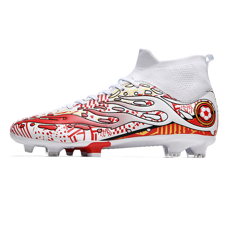 

Black-tailed deer Бутсы для футбола Black Tailed Deer унисекс высокие голенище аква/белый синий/белый красный белый красный длинные шипы, цвет -1 White Red Long Stud