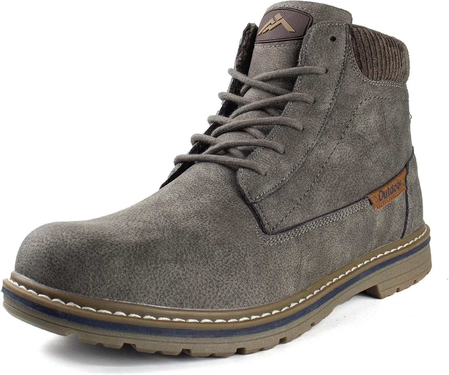 

Мужские зимние ботинки CC-Los с подкладкой из шерпы, водонепроницаемые, противоскользящие, утепленные, размеры 8-14, серый