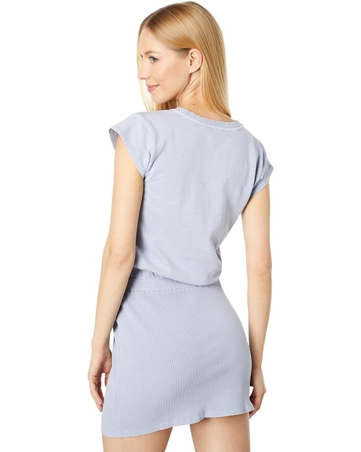 

Платье Splendid Akela Cotton Jersey Dress with Rib Skirt, цвет Twilight
