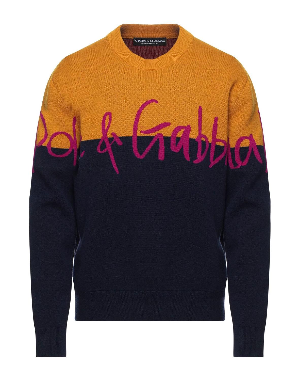 

Свитер Dolce&Gabbana, желто-оранжевый