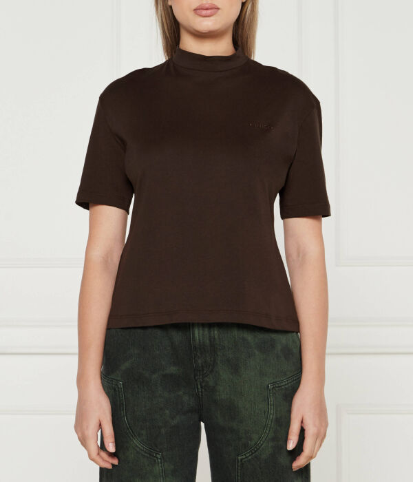 

Блузка карандаш Regular fit Pinko, коричневый