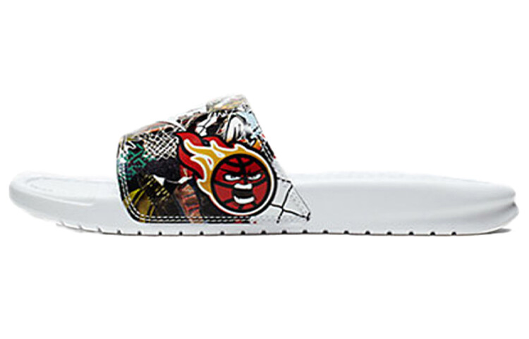 Шлепанцы и сланцы Nike Benassi Jdi Print China Hoop Dreams Women's