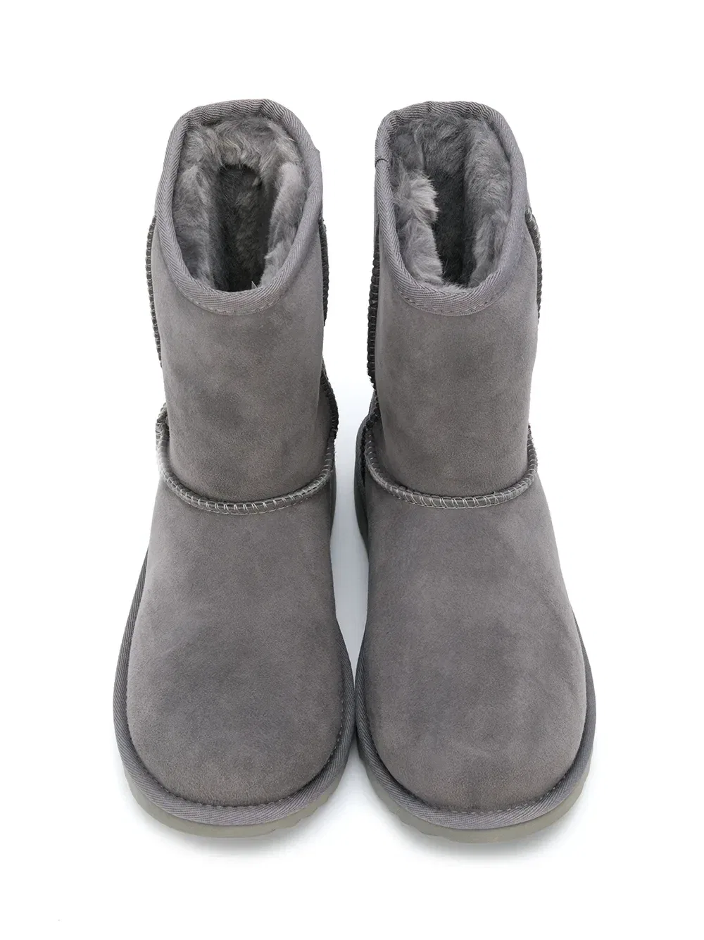 Однотонные угги Ugg Kids, серый — фото 3