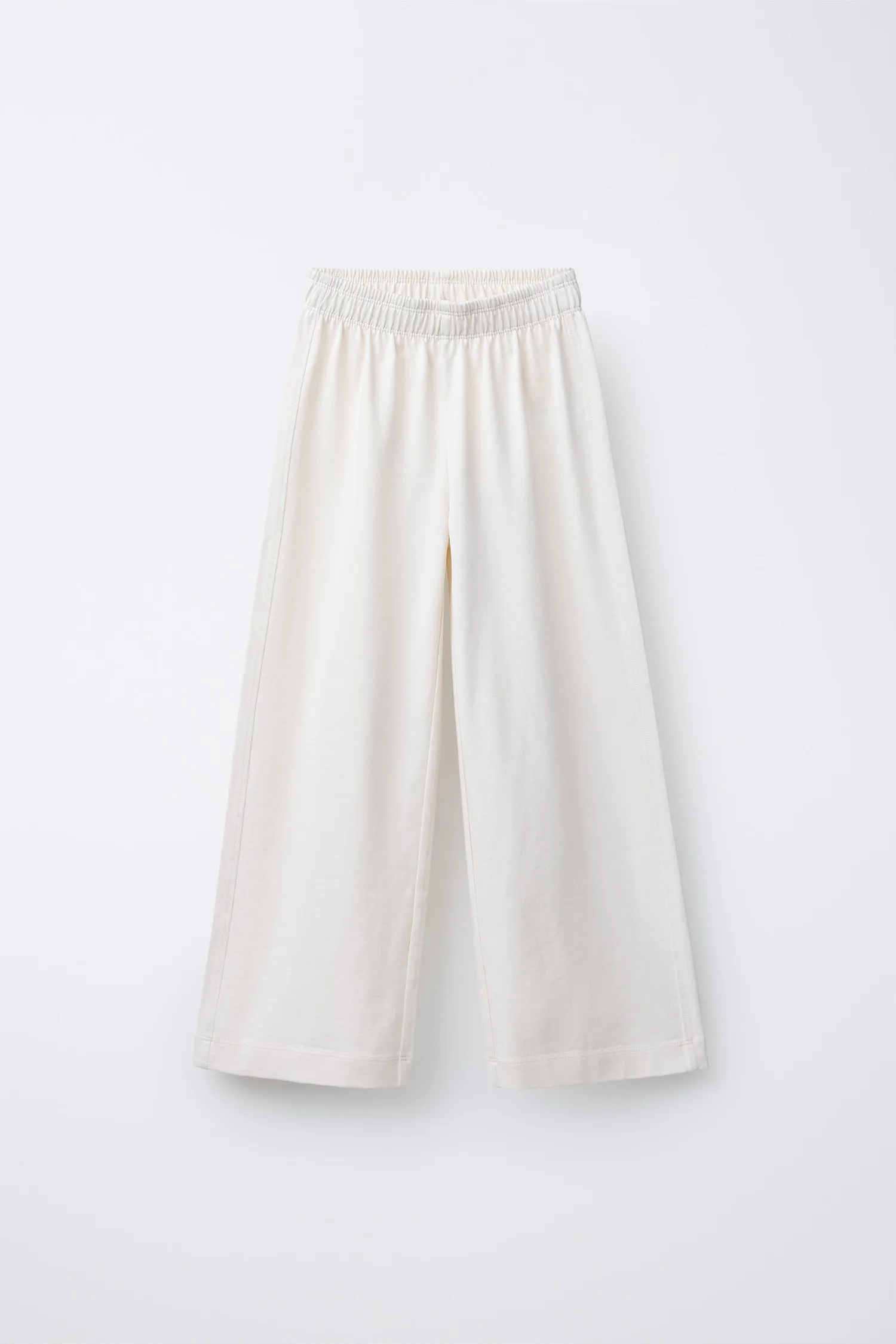 Толстые широкие брюки Zara, экрю