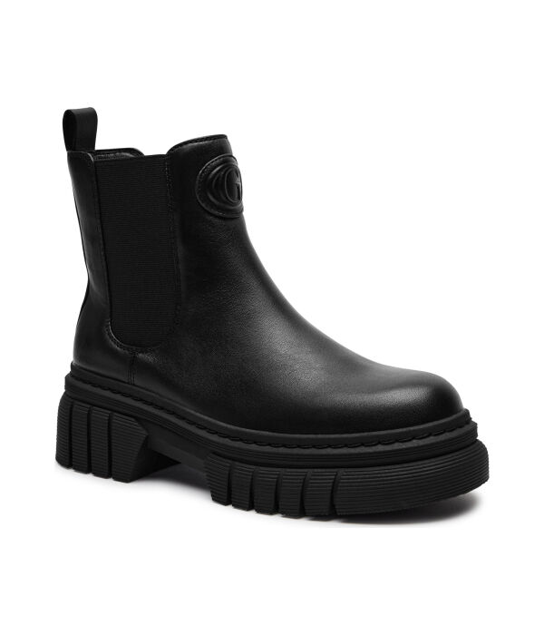 Ботильоны кожаные Guess Alis, черный