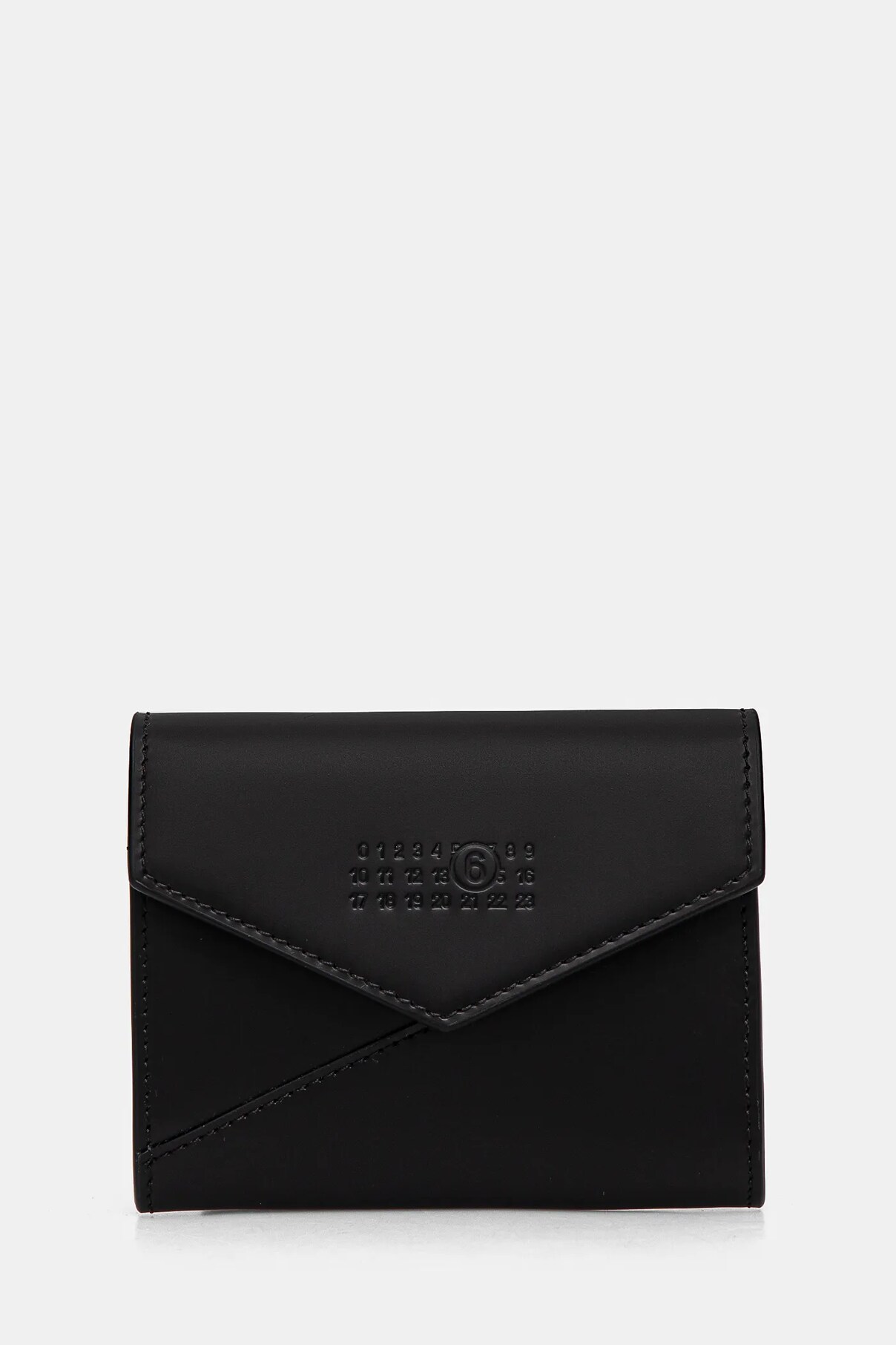

Кожаный кошелек Mm6 Maison Margiela, черный