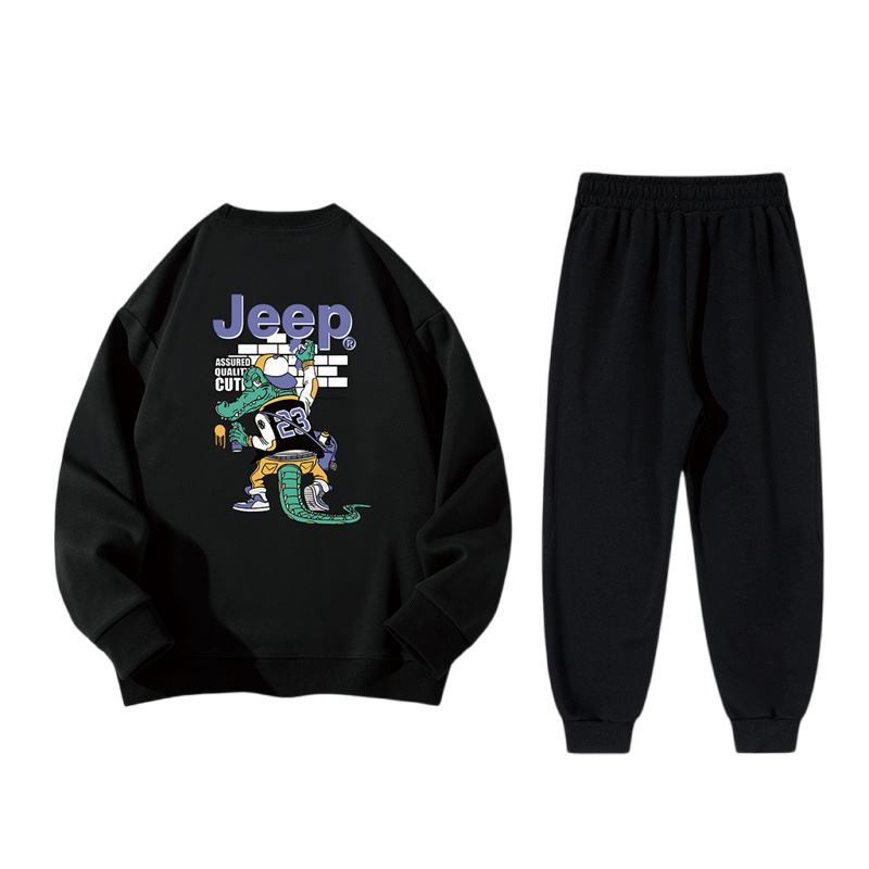 Повседневная спортивная одежда для подростков Jeep, черный — фото 3