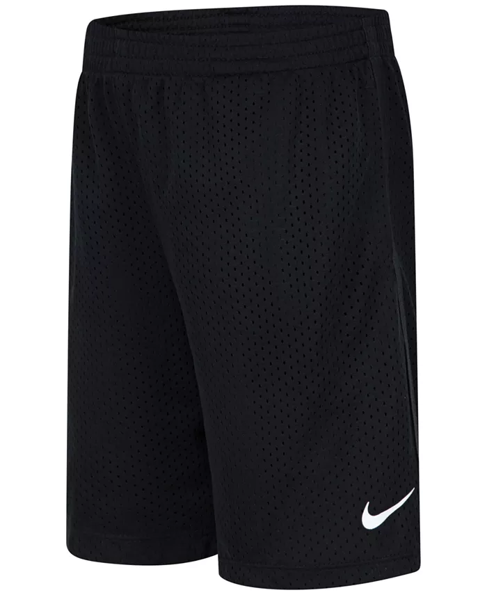 

Шорты для мальчиков Dri-FIT Logo Mesh Pull-On Nike, черный