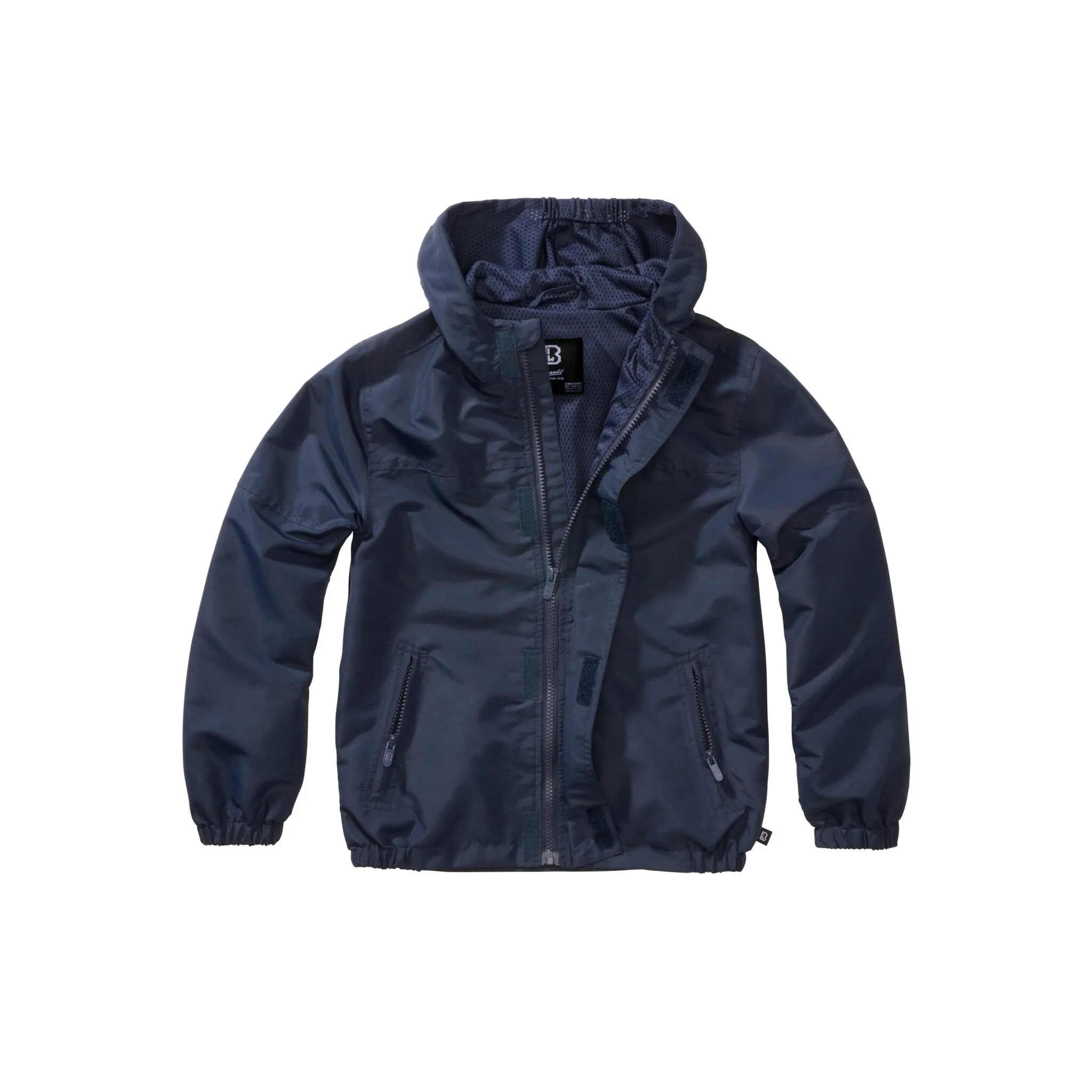 

Всепогодная куртка Brandit " Brandit Men's Kids Summer Windbreaker Frontzip" (1 шт.), с капюшоном, цвет морской волны