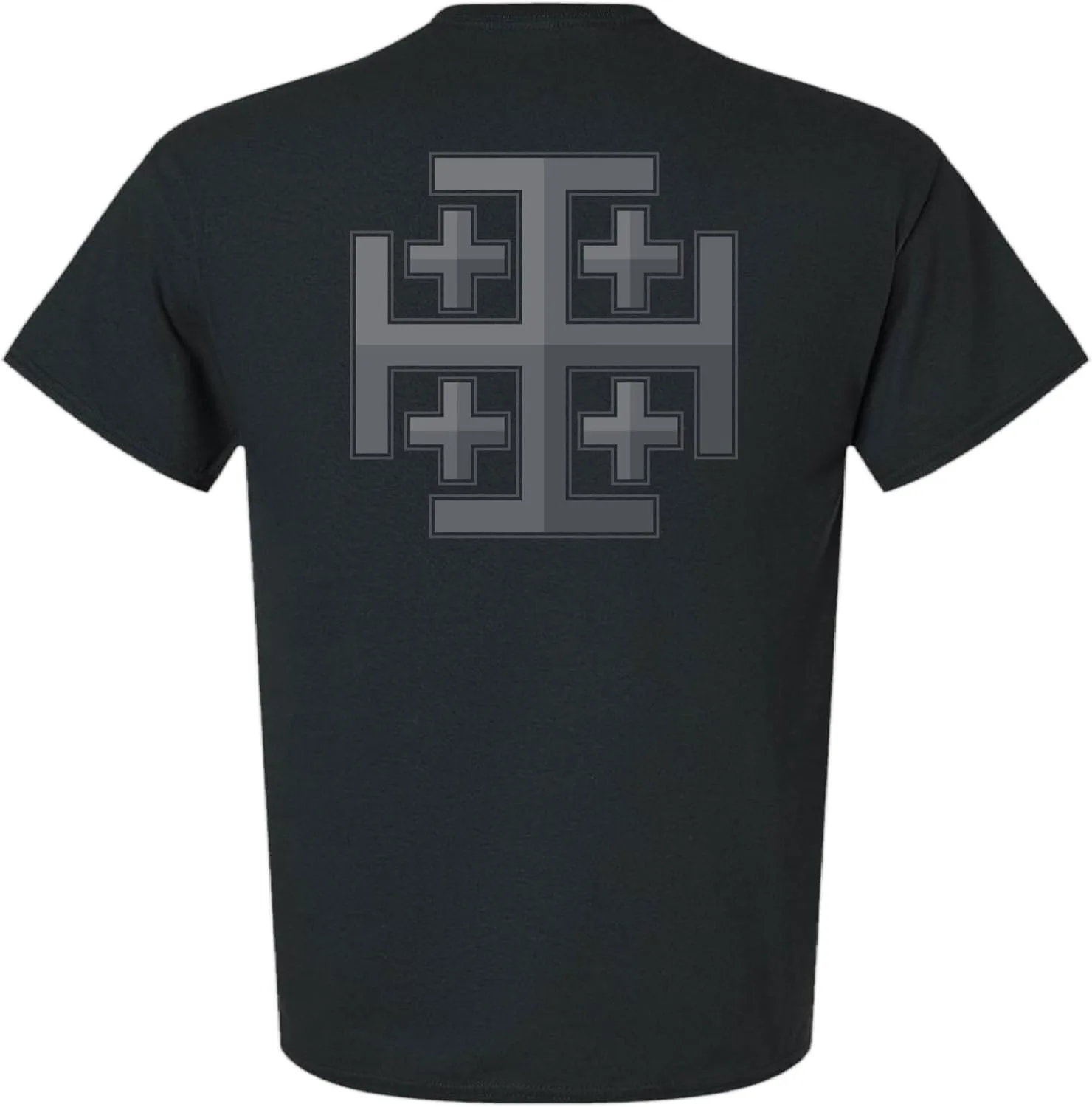 

Футболка Jerusalem Cross — Black Gadsden and Culpeper