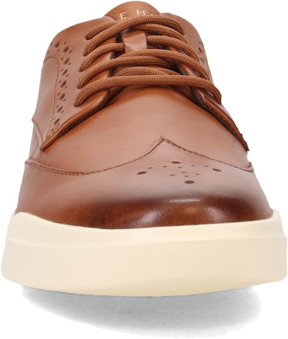 Мужские кроссовки Cole Haan Grand Crosscourt с крыльчатым носком, бежевый/слоновая кость — фото 4