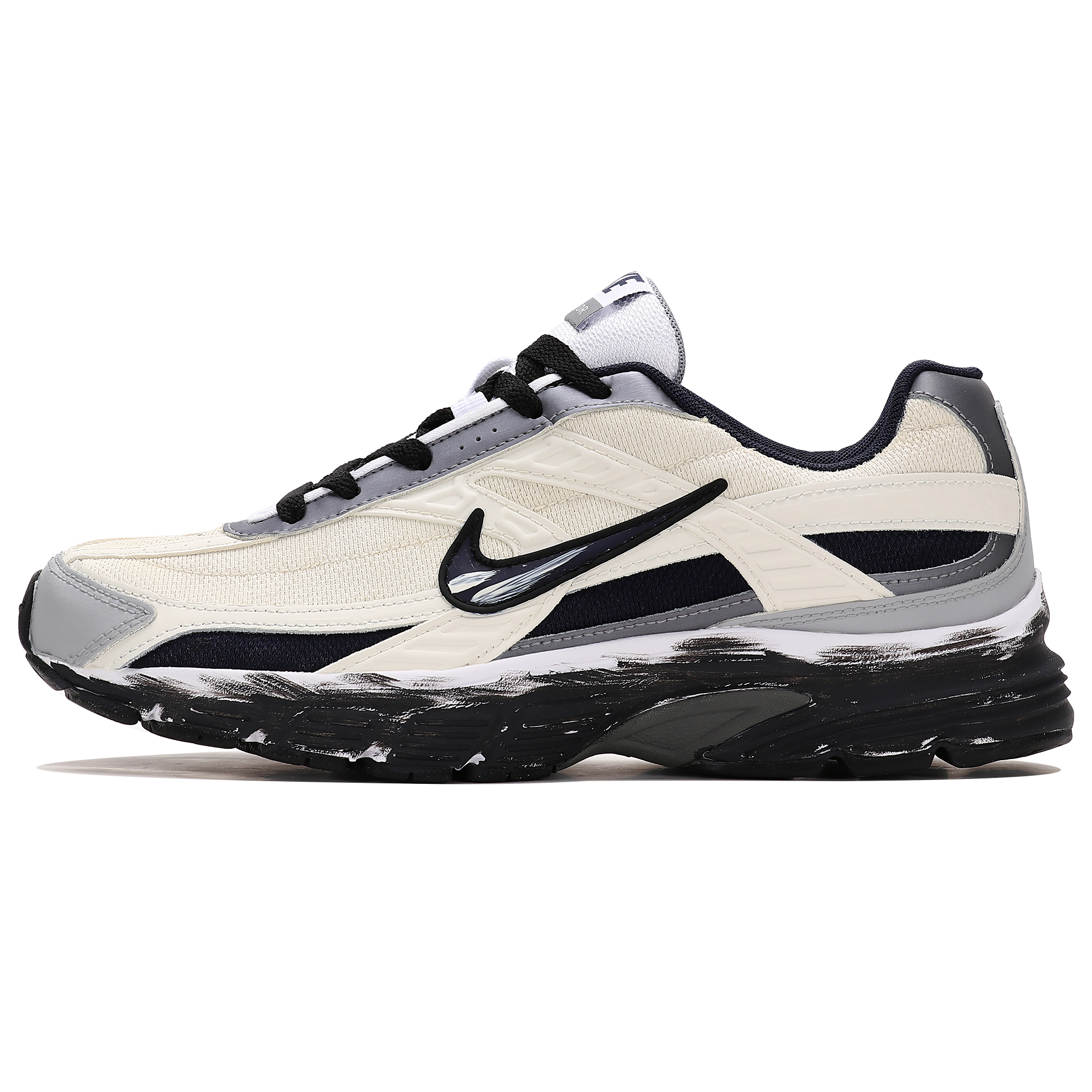 

Nike Кроссовки Initiator Shock Absorbers Low Top мужские бежево-черные