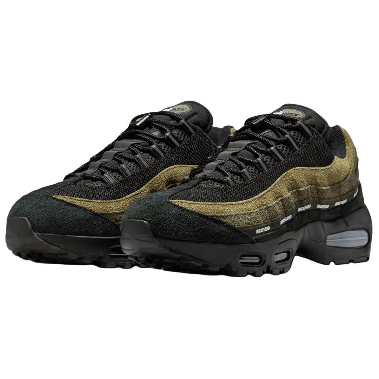 Nike UNDEFEATED x Air Max 95 Абразивостойкие низкие кроссовки для повседневного бега Unisex зеленый черный — фото 4