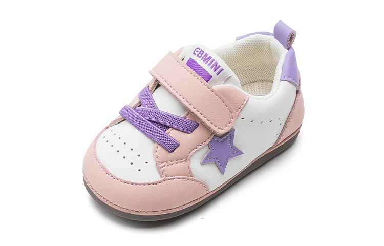 Low top Toddler Shoes Infant And Toddler EBMINI, бежевый розовый — фото 4
