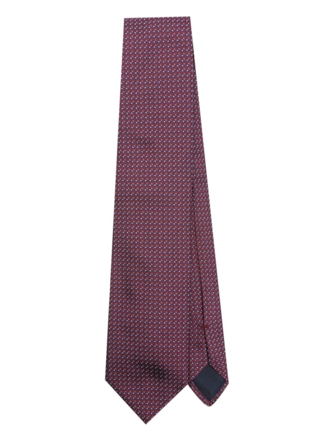 

Corneliani галстук с геометрическим жаккардом, красный