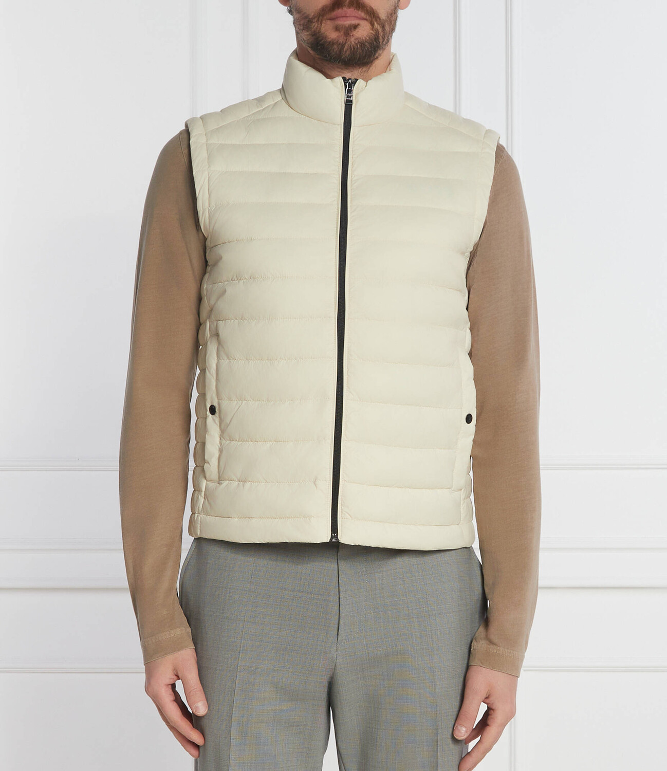 

Куртка BOSS BLACK Calano Regular Fit, кремовый