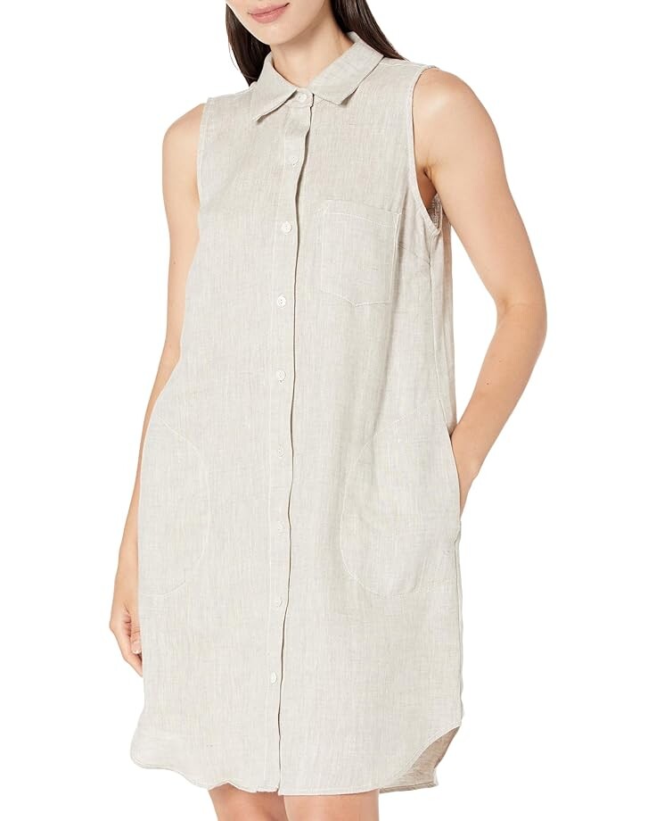 

Платье Karen Kane Sleeveless Shirtdress, цвет Oatmeal