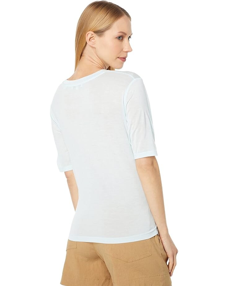 

Футболка Vince Elbow Sleeve Crew Neck Tee, цвет Sky