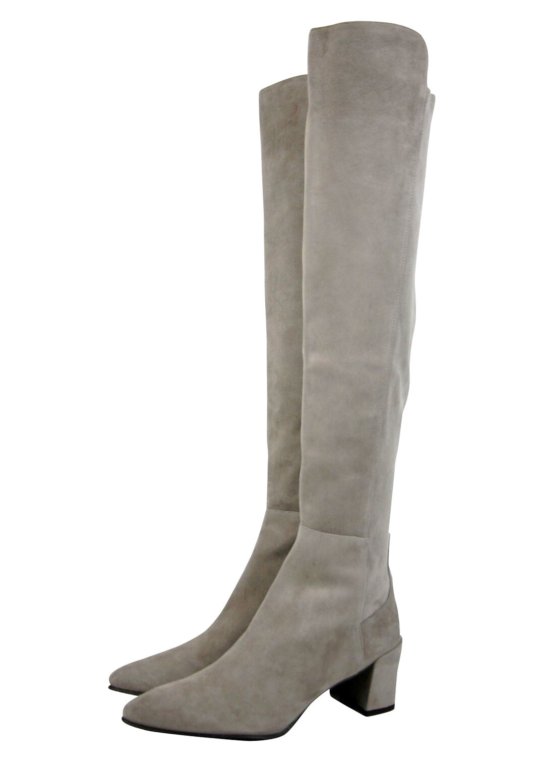 Женские замшевые ботфорты Stuart Weitzman Allwayhunk ботфорты выше колена, цвет Taupe