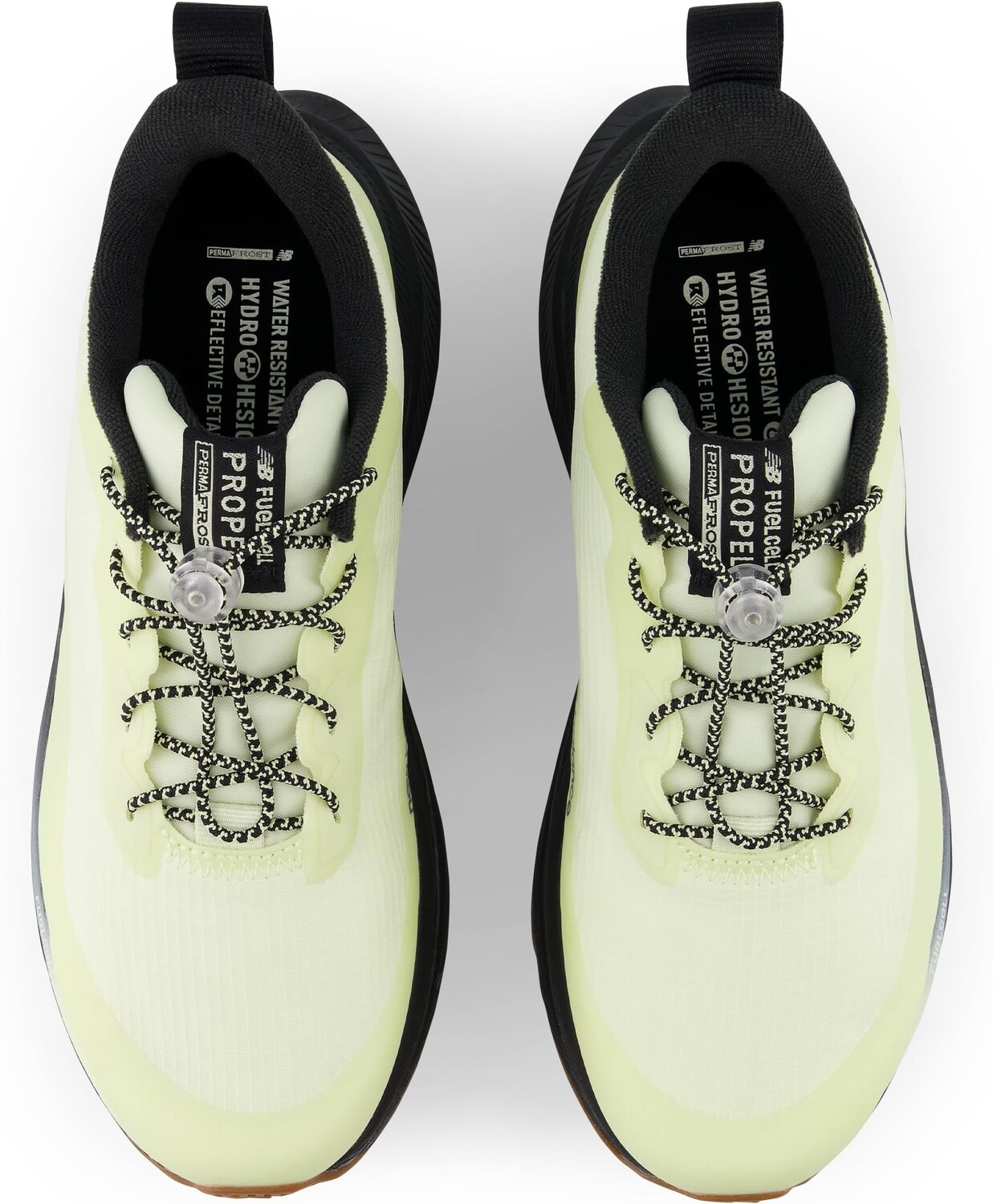 Кроссовки Fuel Cell Propel v4 Permafrost New Balance, цвет Pistachio Butter/Black — фото 2