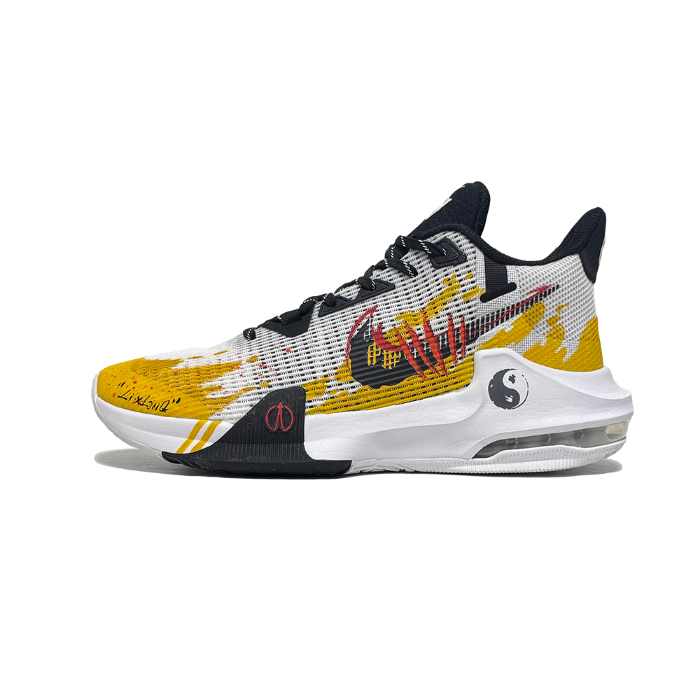 

Баскетбольные кроссовки Air Max Impact 3 с амортизацией, воздухопроницаемостью и широким охватом, низкие, мужские, желто-черные Nike, Yellow Black