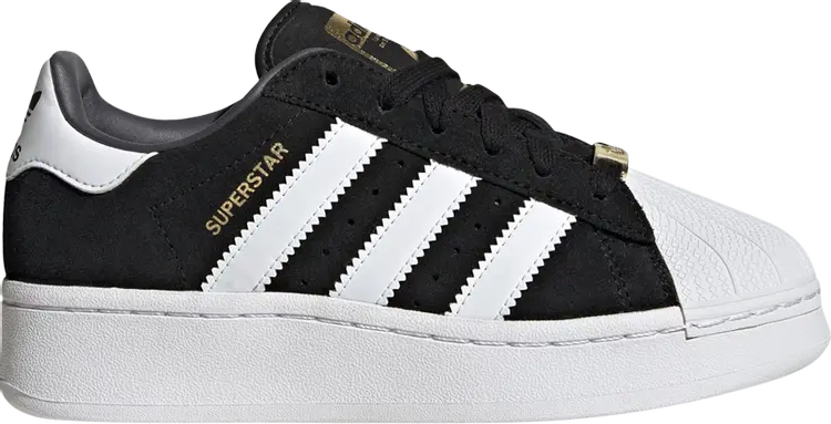 

Кроссовки Superstar XLG J 'Black White', черный