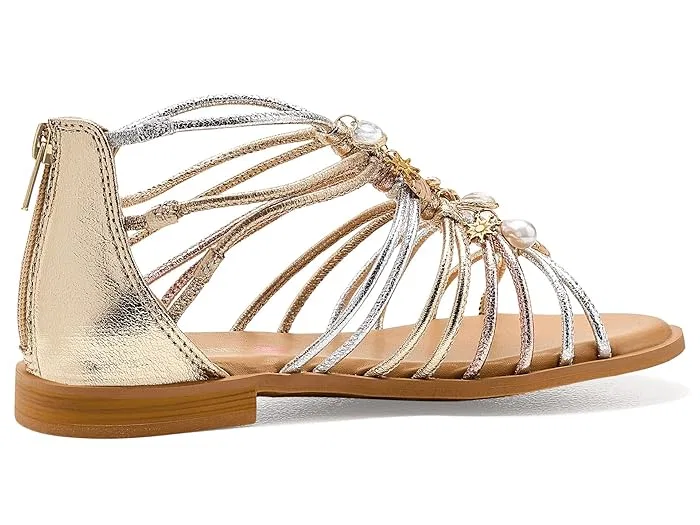 Сандалии металлик мульти Glowee Steve Madden Kids, Metallic Multi — фото 4
