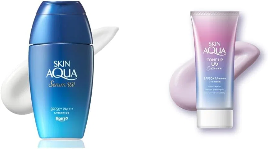 Солнцезащитный флюид Skin Aqua Hyaluronic Serum UV SPF 50+ PA++++ 150 г