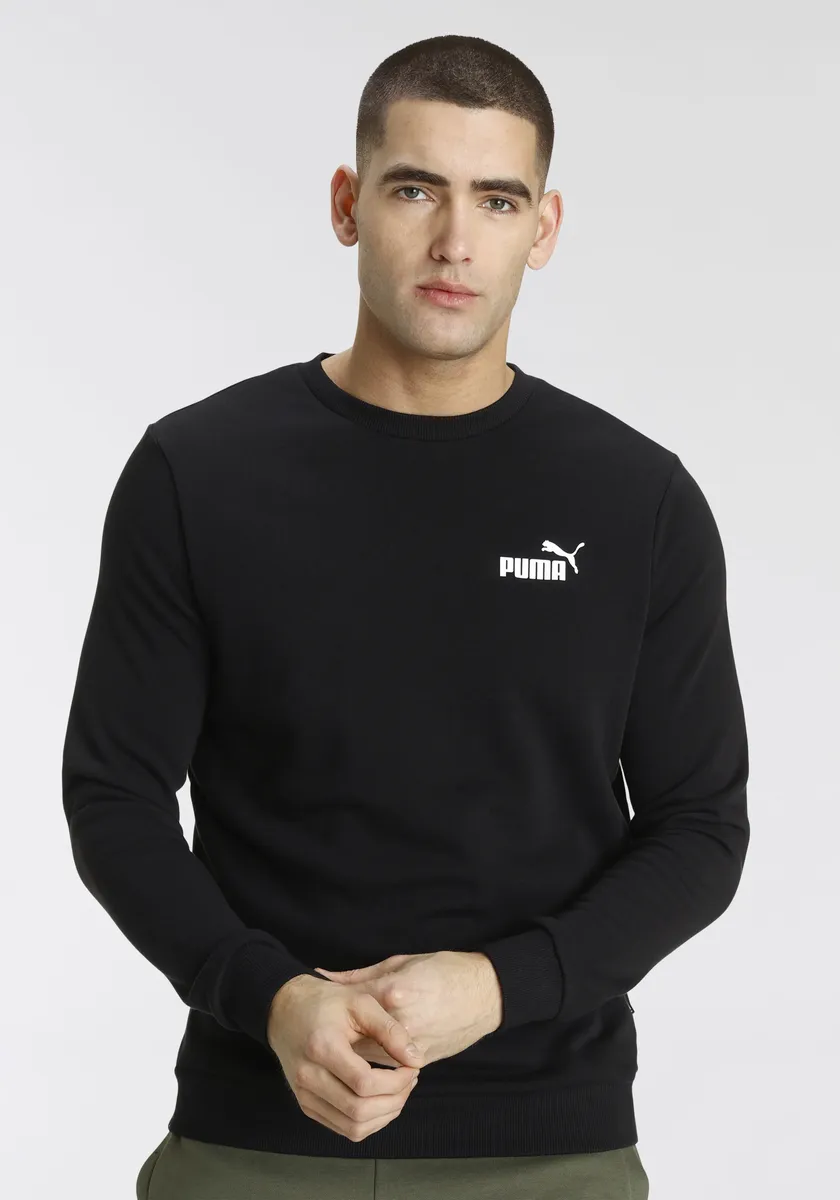 

Толстовка PUMA с капюшоном "ESS SMALL LOGO CREW TR", цвет Puma Black