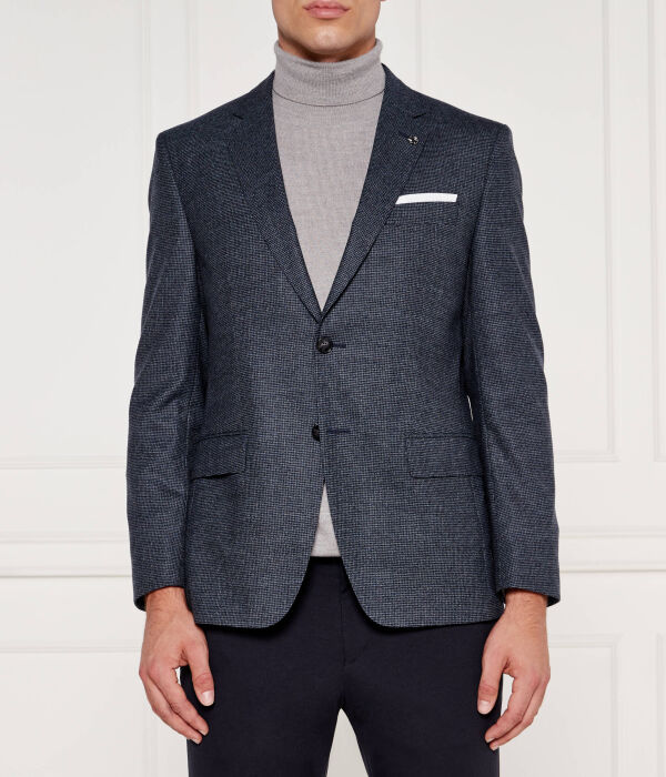 

Пиджак шерстяной Boss Slim Fit, синий