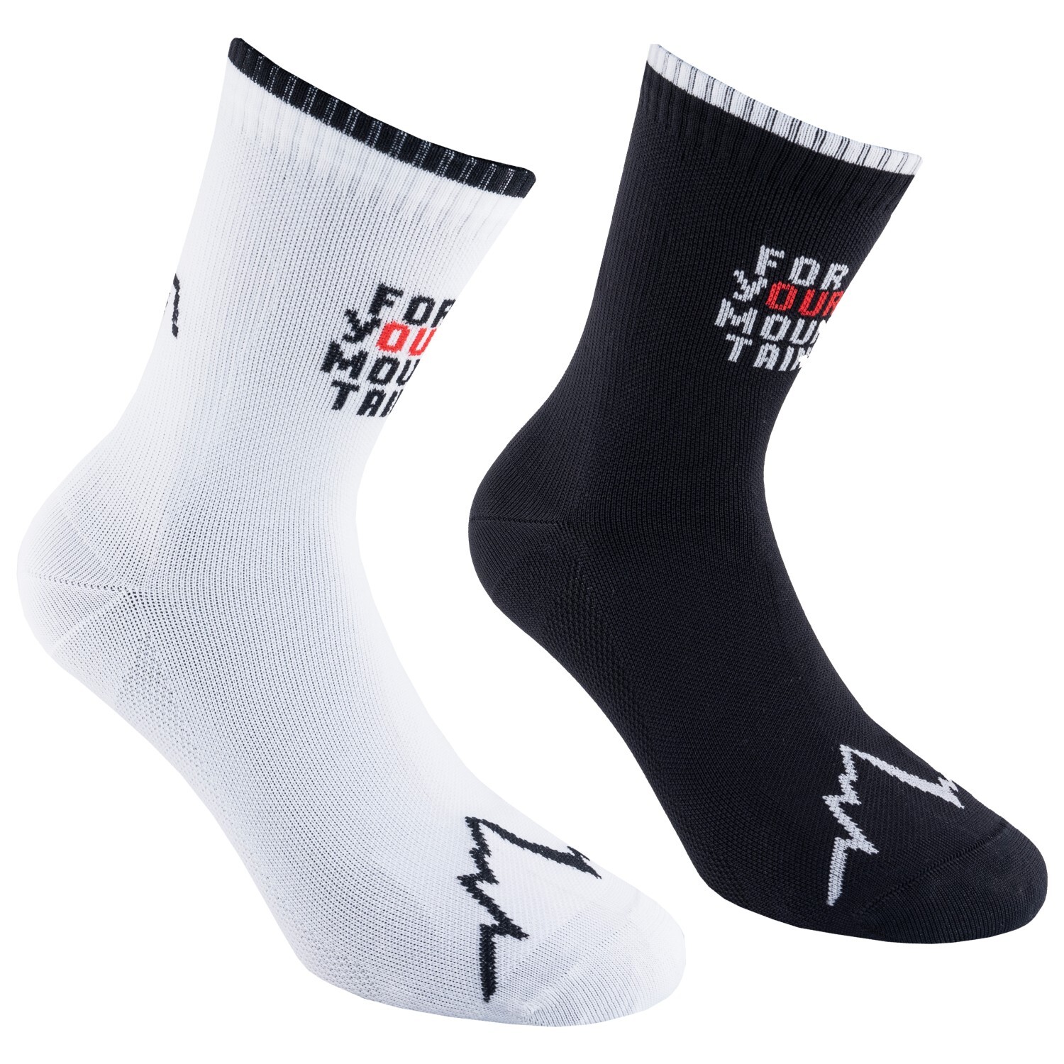 

Носки для бега La Sportiva For Your Mountain Socks, цвет Black/White