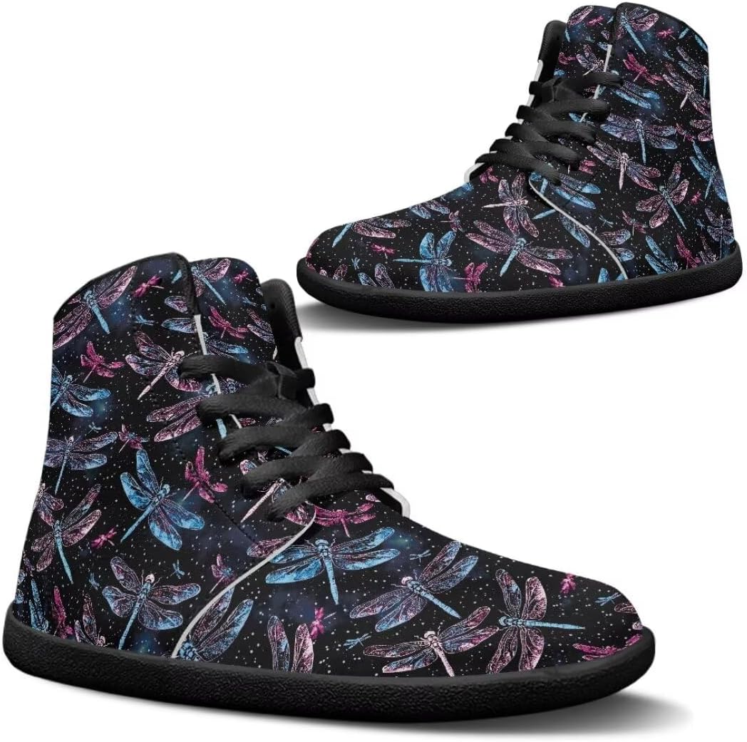 

Кроссовки для мужчин, обувь с нулевым перепадом для мужчин, обувь для пальцев, противоскользящие высокие кроссовки с нулевым перепадом подошвы для походов Getelinseng, Dragonflies