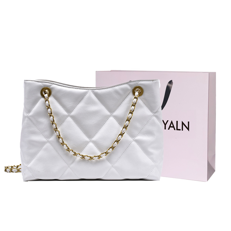 

LOUIS ROYALN Женская сумка через плечо, White+Custom Shopping Bag