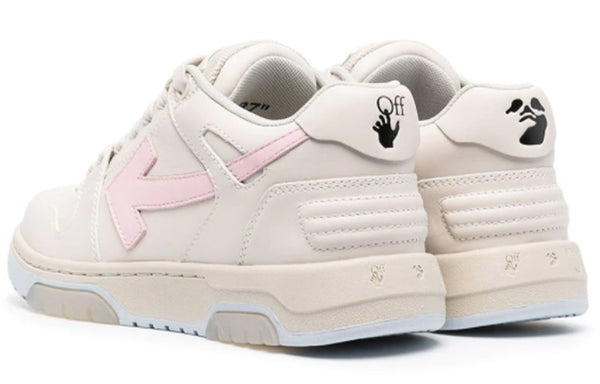 Кроссовки off-thite out of office arrow-motif low-top sneakers pink Off-White, бежевый — фото 4