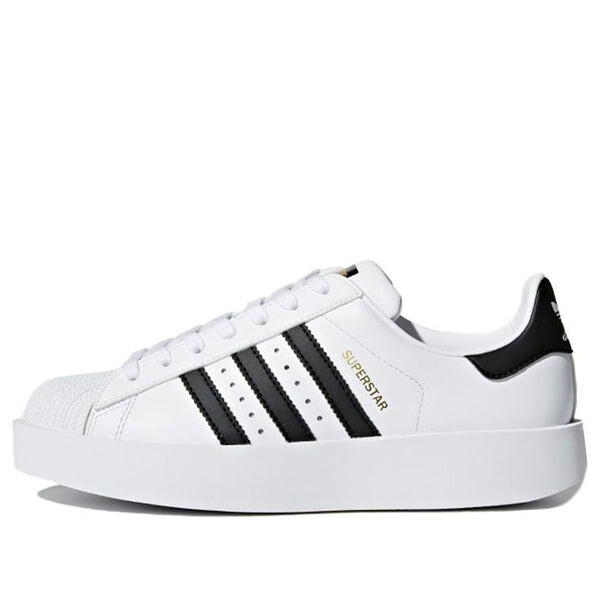 Кроссовки superstar смелая платформа Adidas, белый