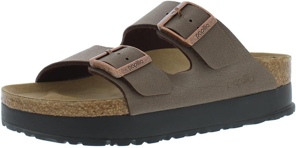 

Женские сандалии Birkenstock Papillio Arizona на платформе - веганские, Mocha