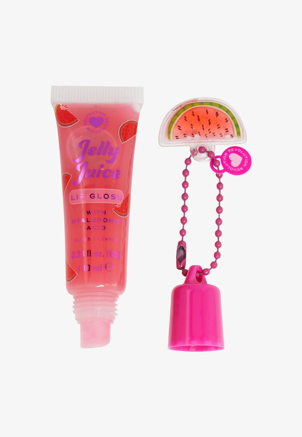 Бальзам для губ I HEART REVOLUTION JELLY JUICE LIP TUBES, цвет watermelon — фото 3