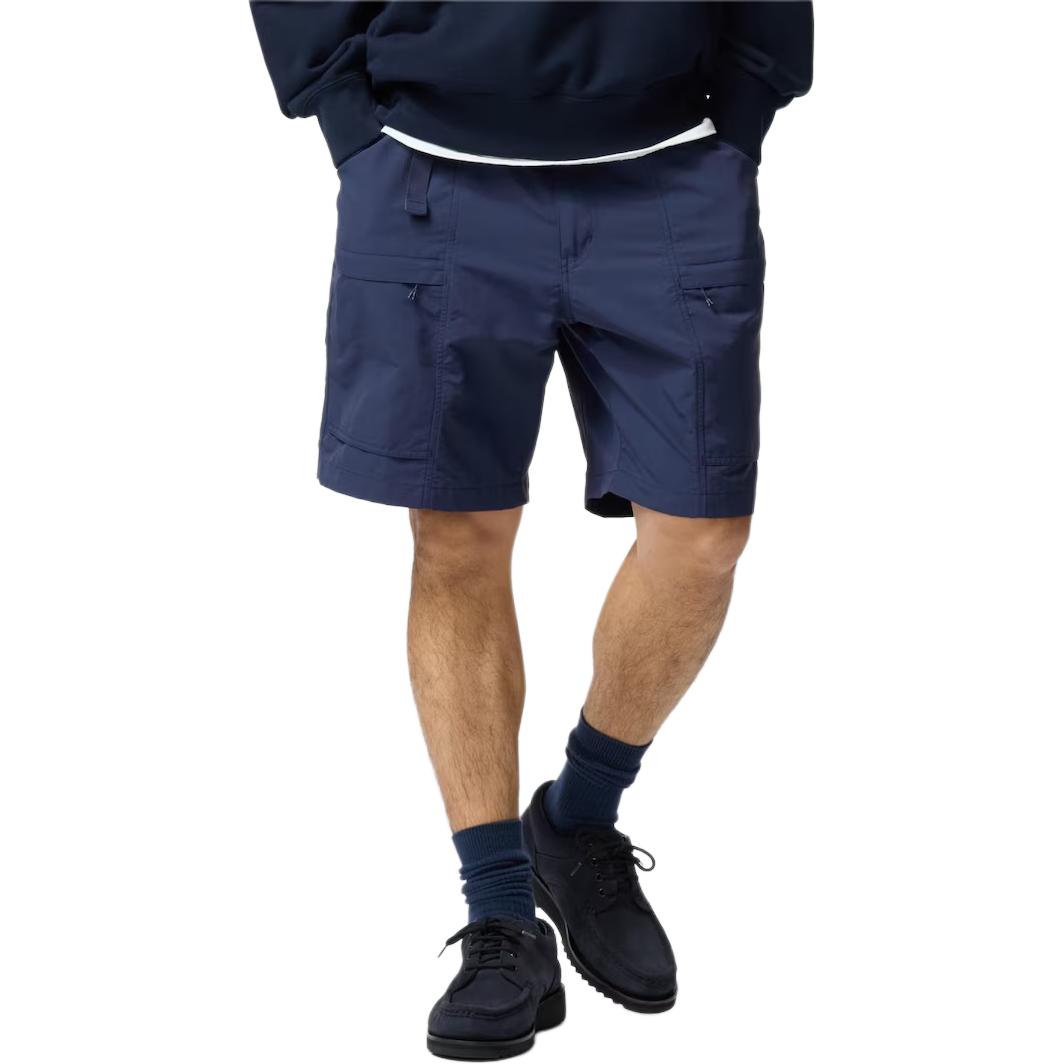 

UNIQLO Повседневные шорты унисекс морского синего цвета