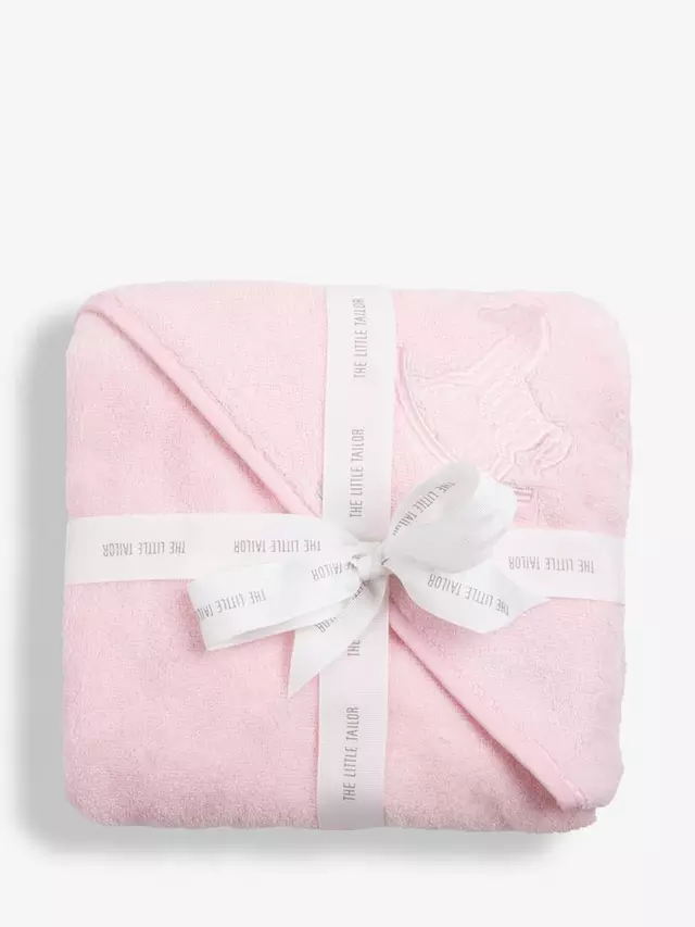 

Полотенце The Little Tailor Baby Cotton Hooded Bath, розовый