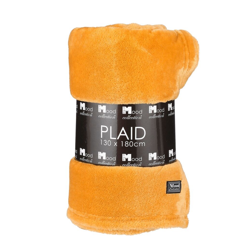 

Флисовое одеяло Famke из коллекции In The Mood — Д180 x Ш130 см — Персиковый In The Mood Collection, желтый